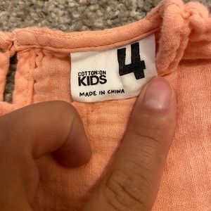 Cotton on kids pink dress